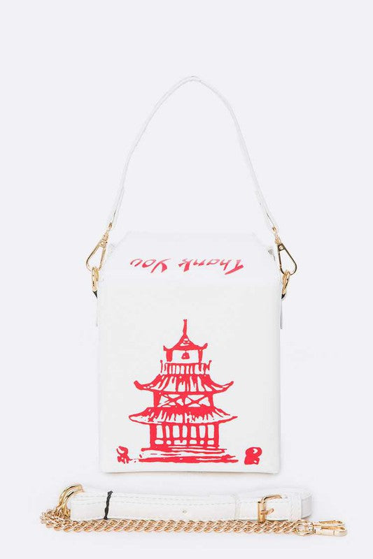 Chinese Take Out Box Fashion Clutch-