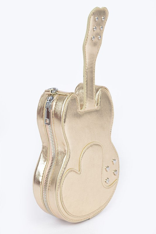 Metallic Guitar Novelty Iconic Swing Bag