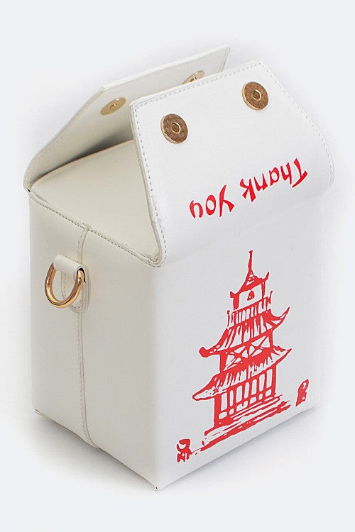 Chinese Take Out Box Fashion Clutch-