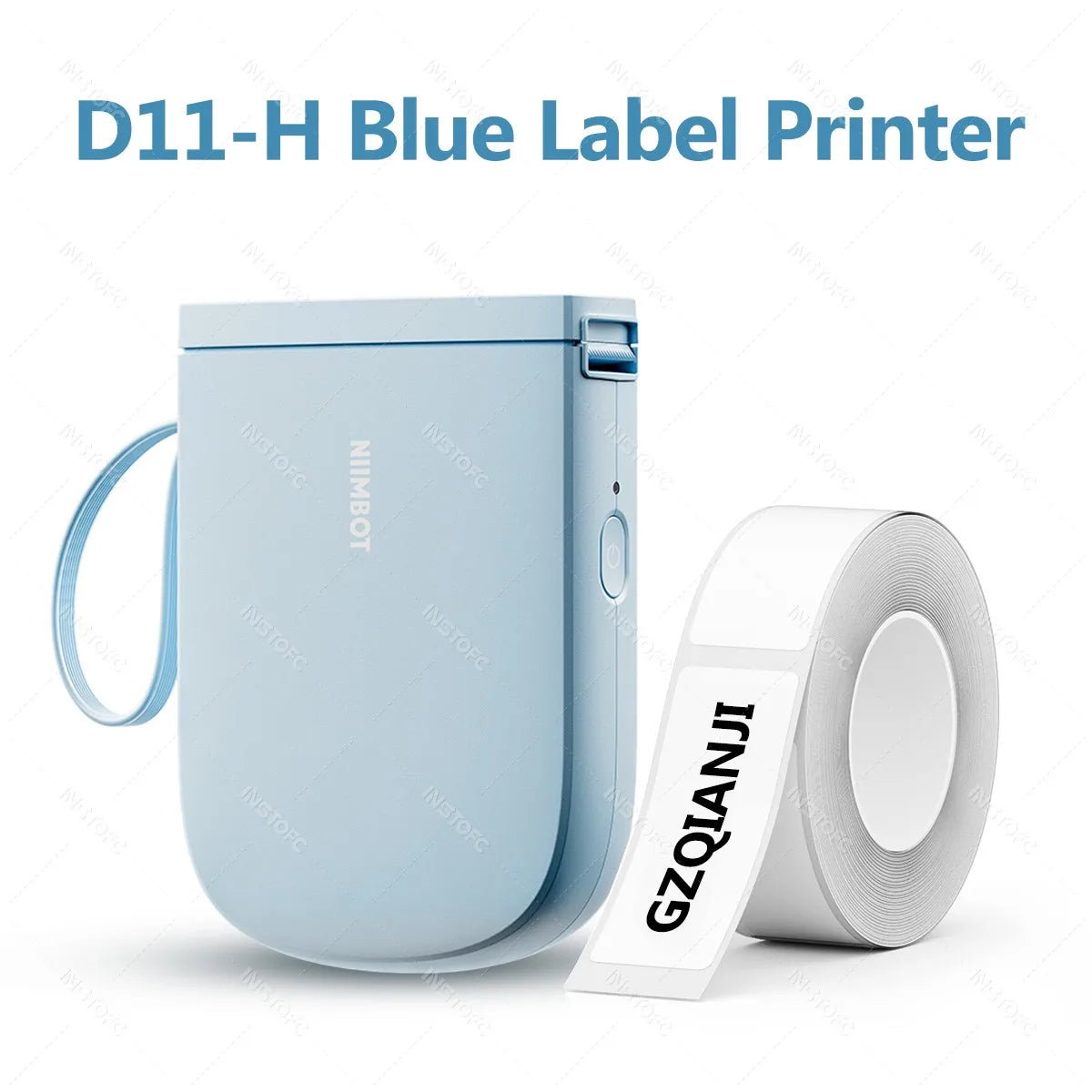 300dpi Niimbot D11 D110 Label Printer Upgrade D11H Mini Portable Thermal Adhesive Sticker Barcode Bluetooth Printing Inkless Use