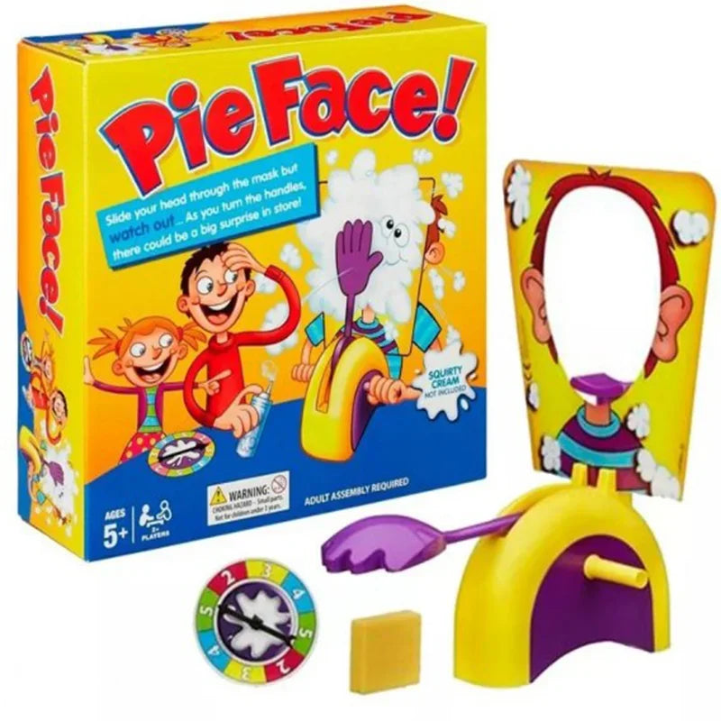 Pie Face Showdown Game Double Pie Face Showdown Board Games Interesting Cake Cream Pie In The Face Family Game for Children