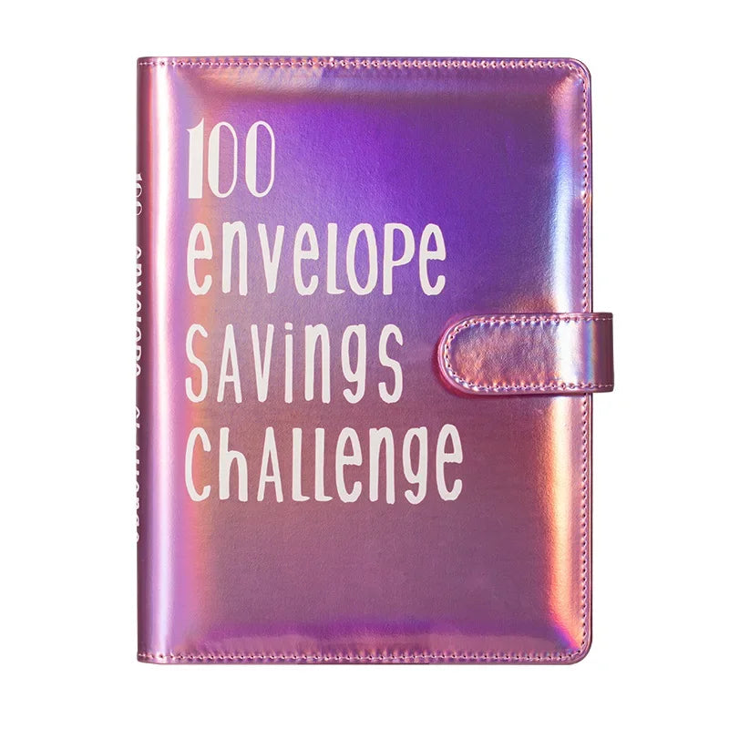 100 Envelope Cash Savings Challenge, Saving Challenge Envelop Book, Budget Envelope Financial Assistant, A5 Size Cash Laser Bind