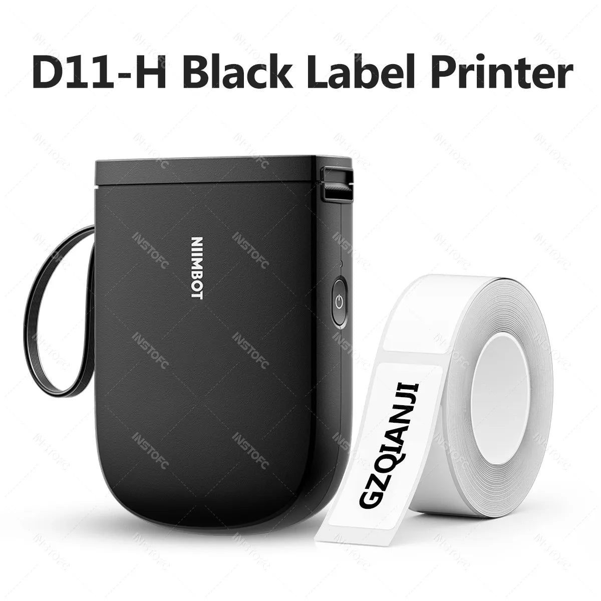 300dpi Niimbot D11 D110 Label Printer Upgrade D11H Mini Portable Thermal Adhesive Sticker Barcode Bluetooth Printing Inkless Use