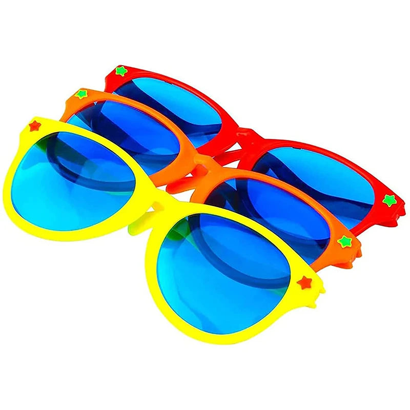 Jumbo Party Sunglasses Plastic Funny Oversized Sunglasses Prop Party Favors for Adults Festival Summer Holiday Supplies