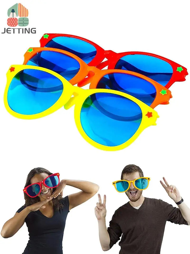 Jumbo Party Sunglasses Plastic Funny Oversized Sunglasses Prop Party Favors for Adults Festival Summer Holiday Supplies