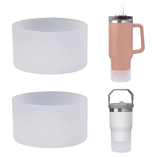 7.5cm Silicone Boot Bottom Sleeve Cover For Stanley 40oz Tumbler Cup Anti-Slip Stainless Steel Cup Thermos Cup Protective Cover