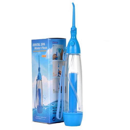 Portable Mouthwash Oral Irrigator Manual Inflatable Water Jet Dental 70ml Tank No Electric Travel Dental Irrigator Water Flosser