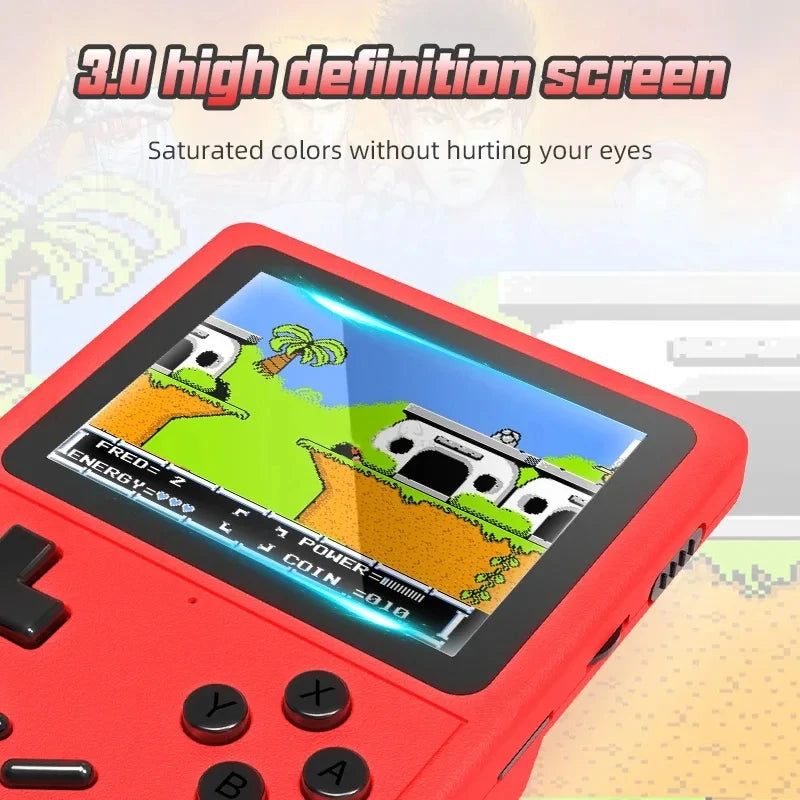 GB300 Handheld Game Console Player Portable Retro Video Game Console 3.0 Inch Built-in 6000+Game Support AV Output