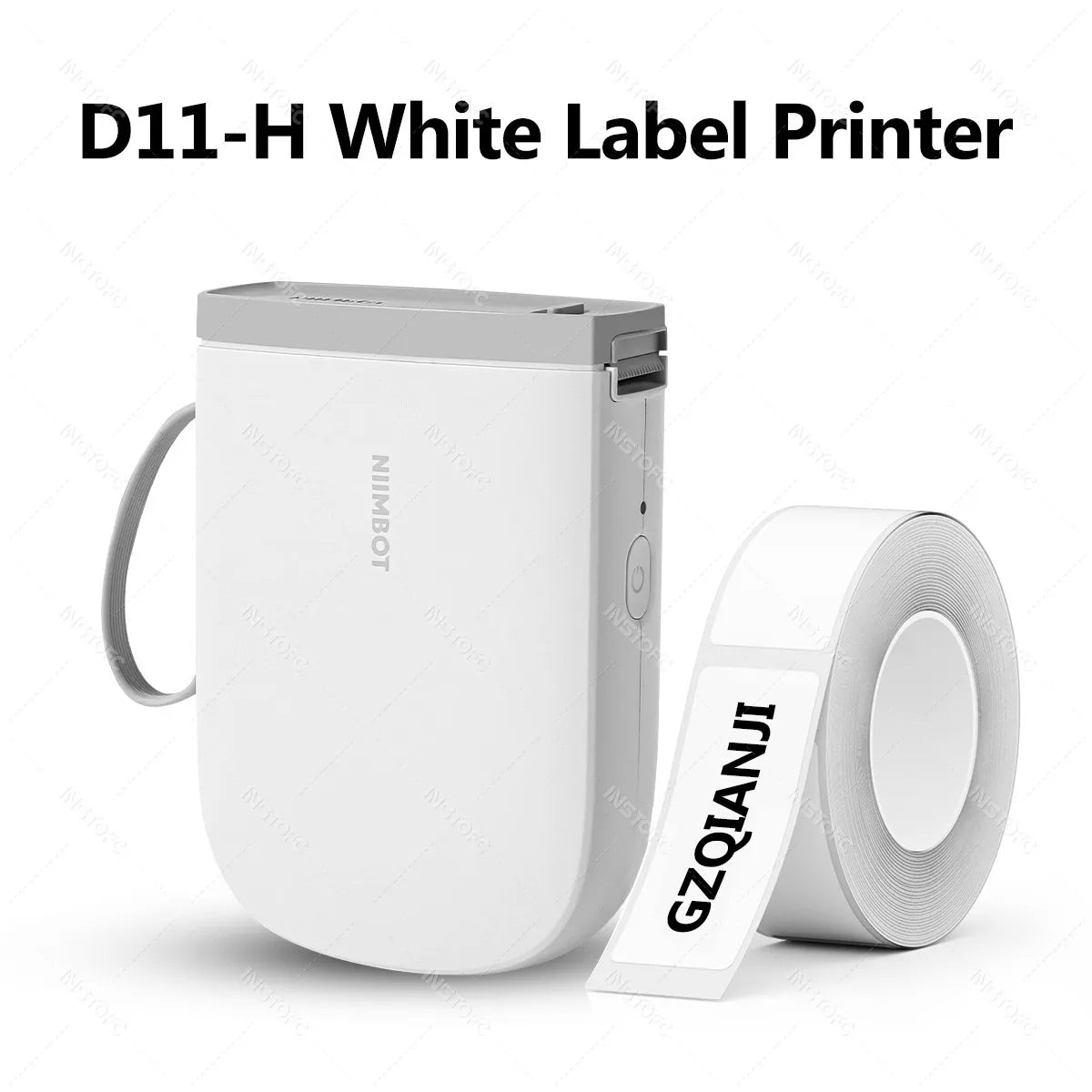 300dpi Niimbot D11 D110 Label Printer Upgrade D11H Mini Portable Thermal Adhesive Sticker Barcode Bluetooth Printing Inkless Use