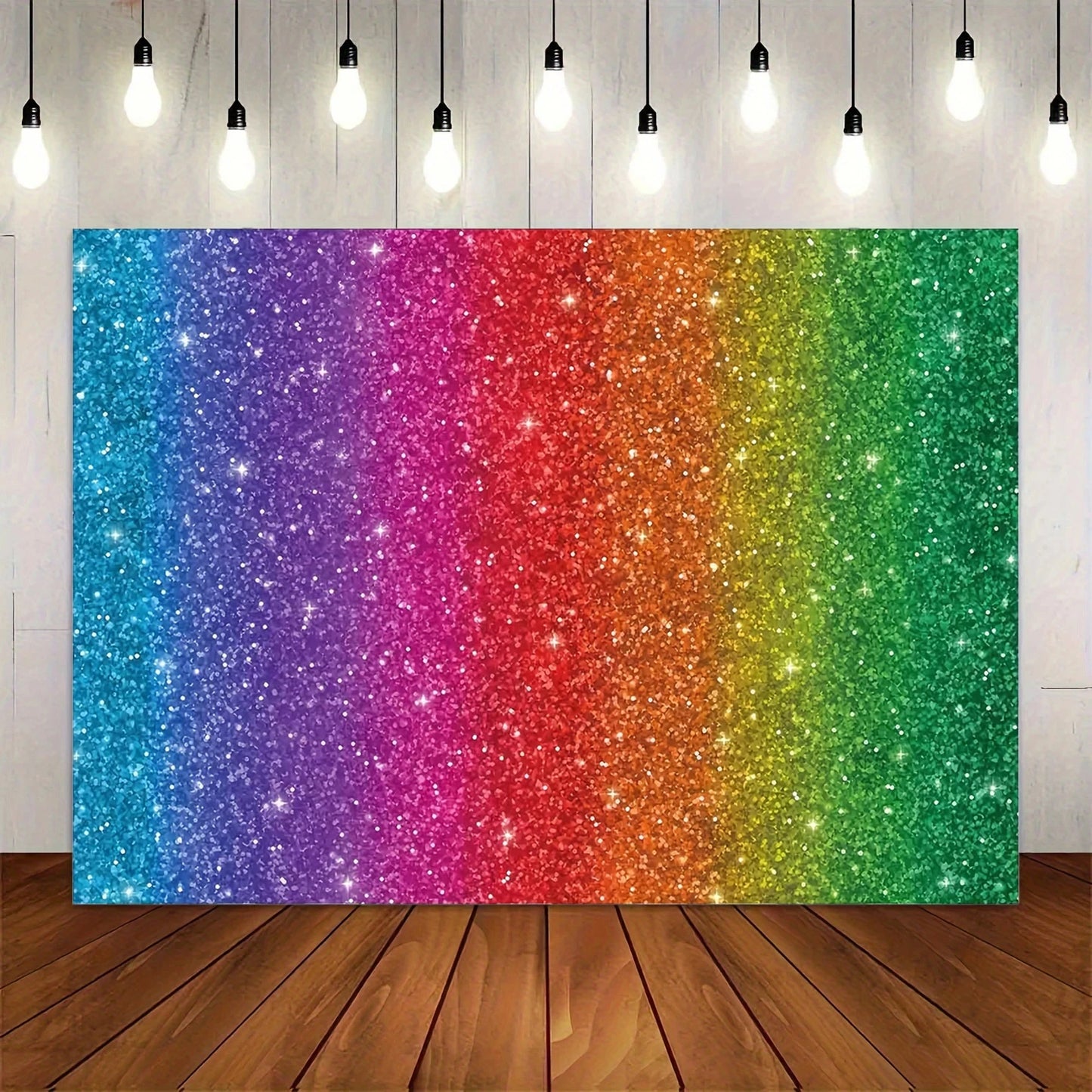 1PC 2.1m * 1.5m rainbow background, birthday party decoration, banner layout, photo hanging cloth