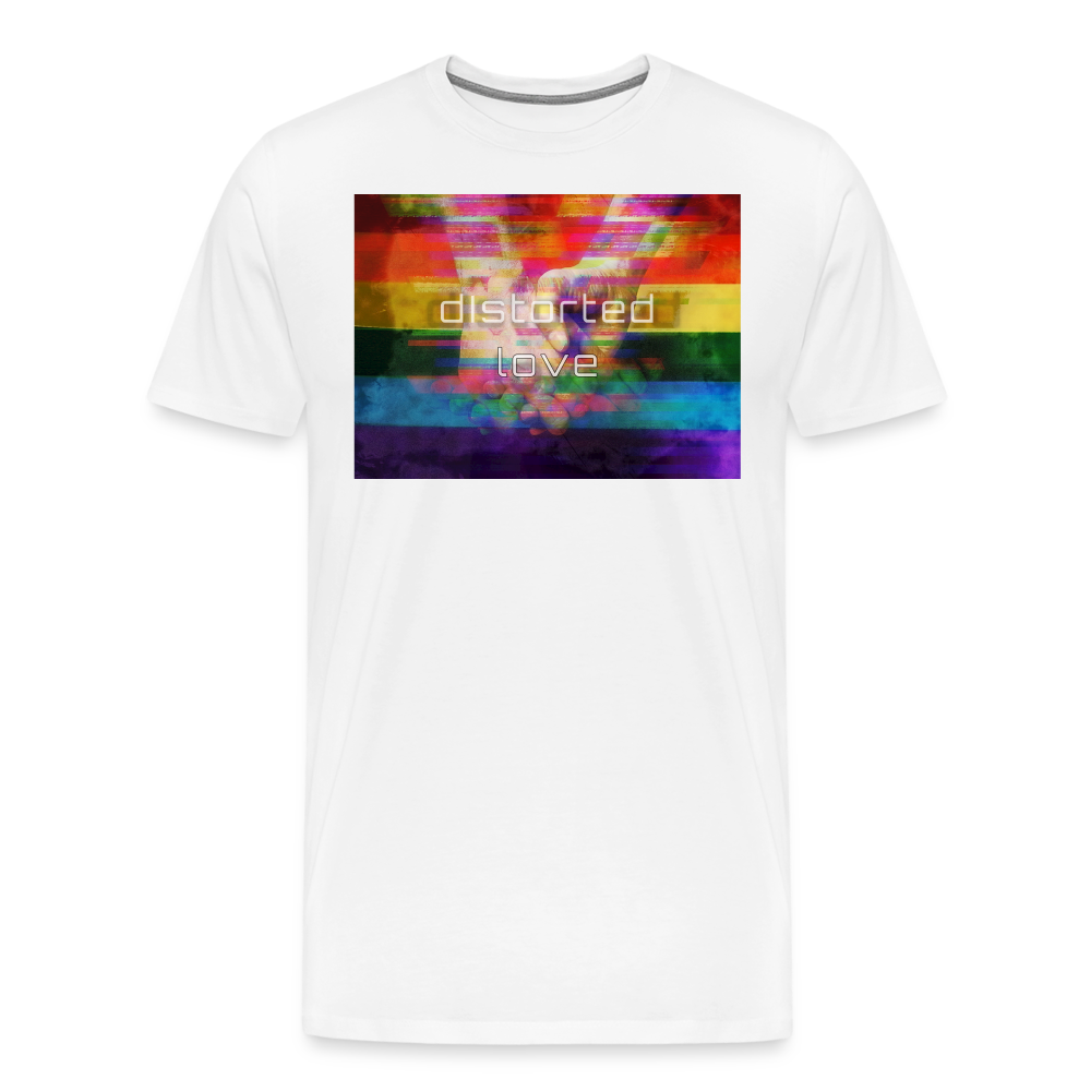 Distorted Love T-Shirt - white