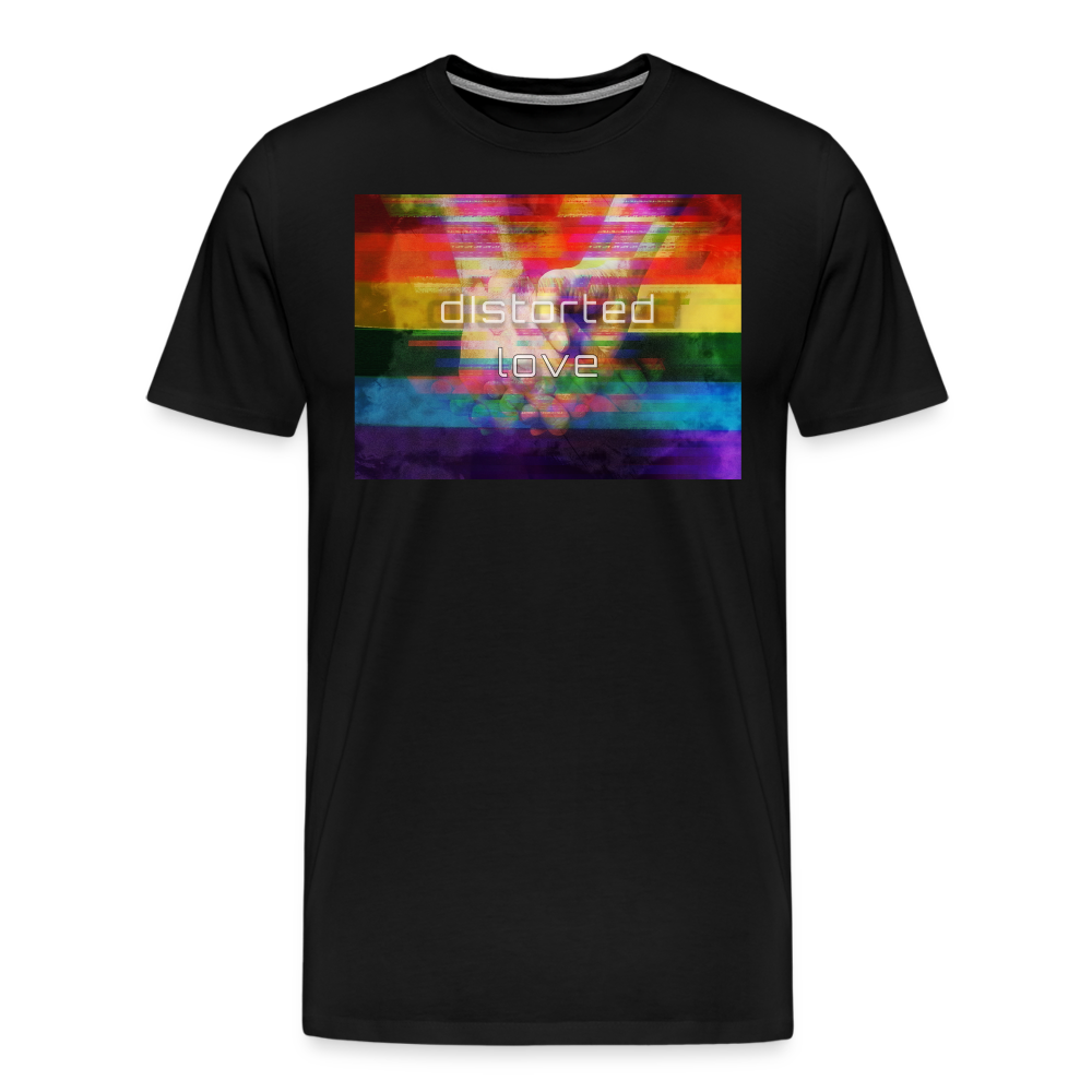 Distorted Love T-Shirt - black