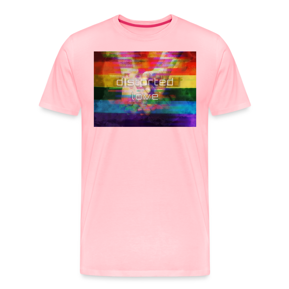 Distorted Love T-Shirt - pink